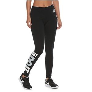 Nike “just do it” leggings